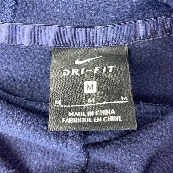 Nike Men’s Navy Blue Gonzaga Basketball Hooded Pullover Sweatshirt, size medium - Picture 3 of 10